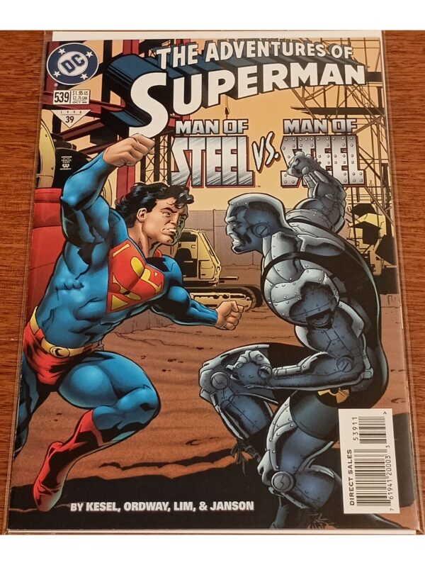 Adventures of Superman #539 – A Riveting Battle of Strength and Spirit