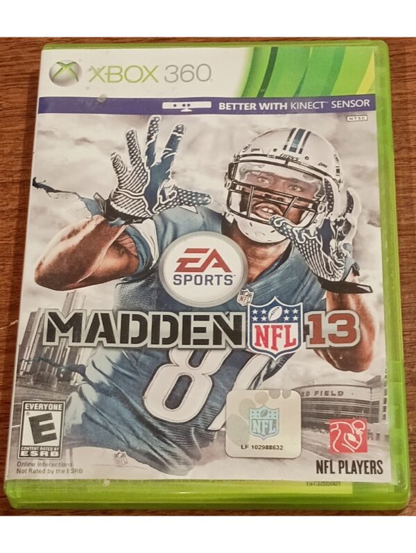 Madden NFL 13 for X-Box 360 – Play Like a Pro, Dominate the Field