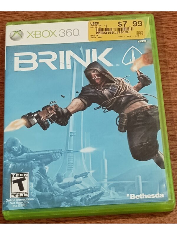 Brink for X-Box 360 – Choose Your Side, Define Your Fight