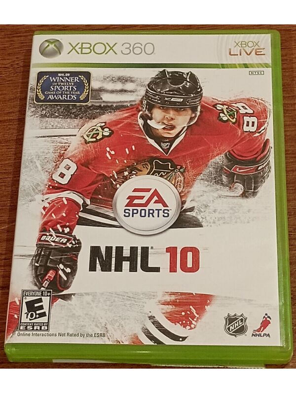 NHL 10 for X-Box 360 – The Toughest, Most Intense Hockey Yet