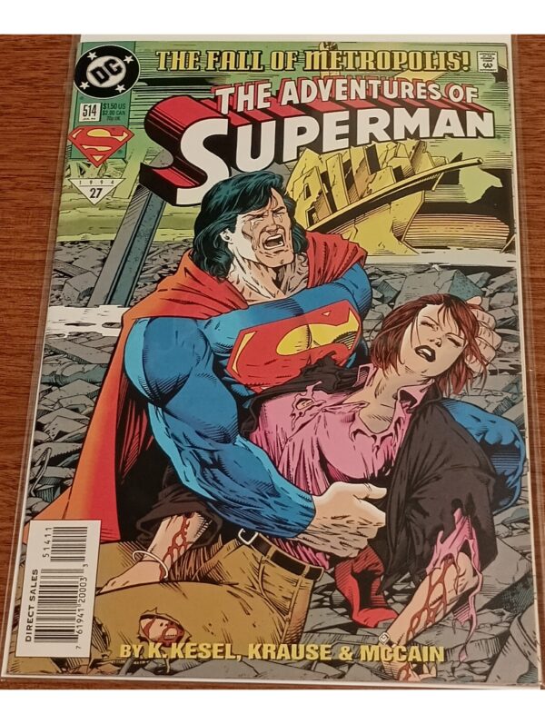 Adventures of Superman #514 – Action, Intrigue, and the Man of Steel