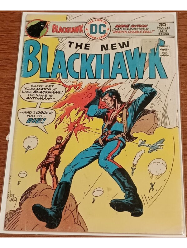 The New Blackhawk #245 – High-Flying Action and Adventure