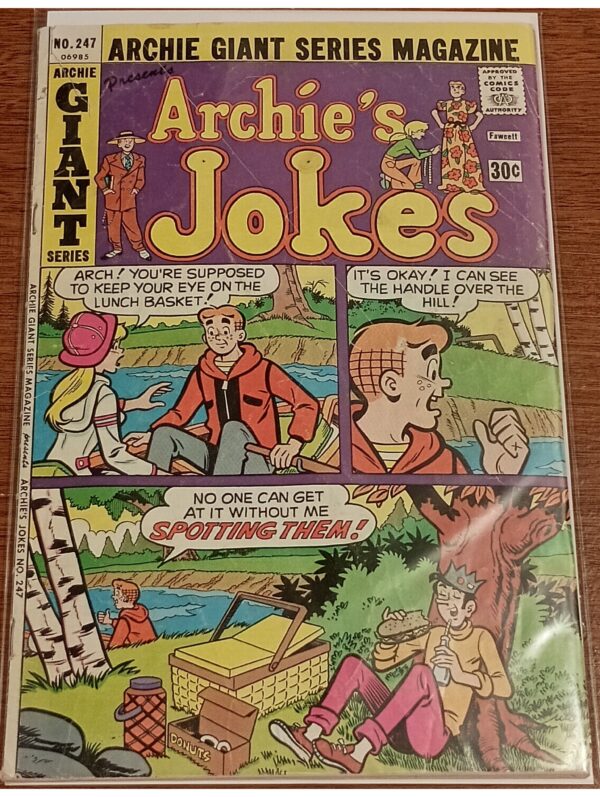 Big Laughs Await: Giant Archie’s Jokes #247