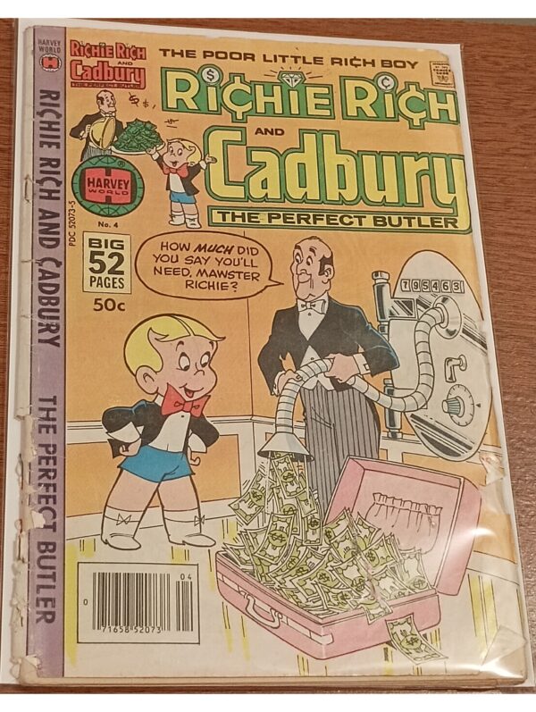 Richie Rich and Cadbury #4 – A Classic Tale of Adventure and Humor