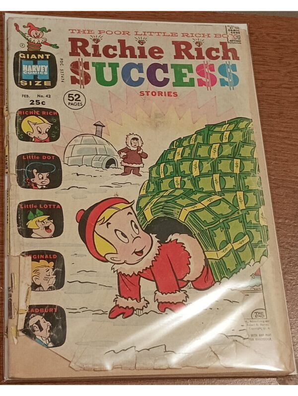 Richie Rich Success #42 – A Classic Tale of Wealth, Wisdom, and Adventure