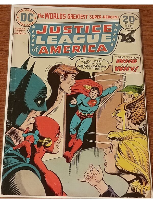 Justice League of America #109 – Who’s Quitting the League?