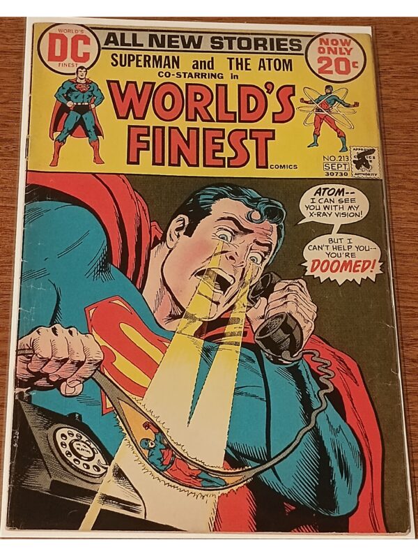 World’s Finest Comics #213 – Superman and The Atom Team Up