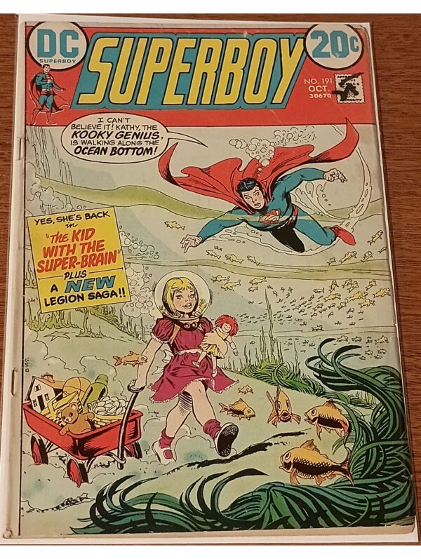 Superboy #191 – An Underwater Mystery and a New Legion Saga