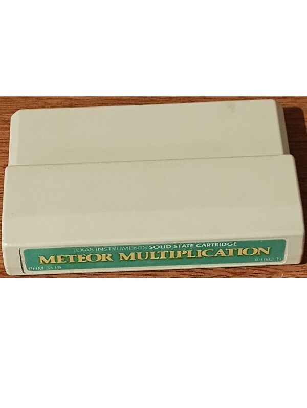 Meteor Multiplication for the TI-99/4A – Blast Off into a Math Adventure