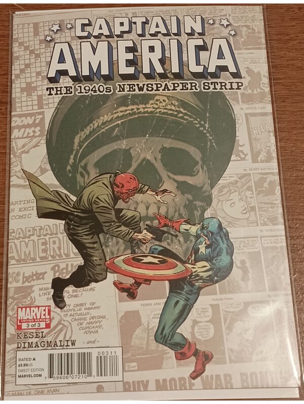 Captain America: The 1940s Newspaper Strip #3 (of 3) – The Final Showdown