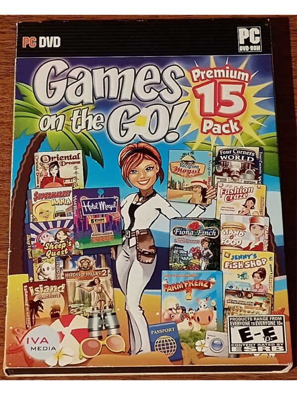 Games on the Go Premium 15 Pack (PC) – Endless Fun for Casual Gamers