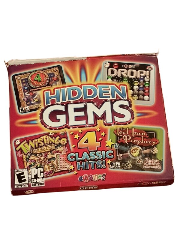 Hidden Gems 4 Classic Hits PC Game Collection | Vintage Puzzle Adventure Set
