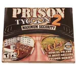 Prison Tycoon 2: Maximum Security (PC CD-ROM) – Build and Control Your Own High-Security Prison