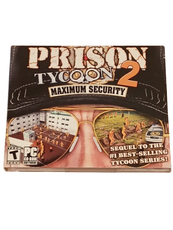 Prison Tycoon 2: Maximum Security (PC CD-ROM) – Build and Control Your Own High-Security Prison