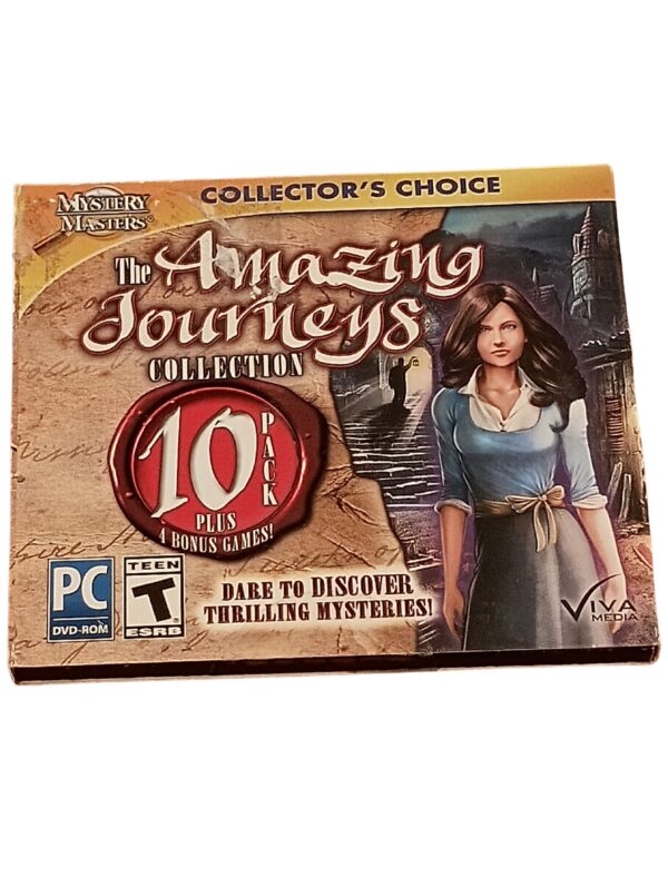Mystery Masters: The Amazing Journeys Collection – 10 Pack + Bonus Games (PC DVD)