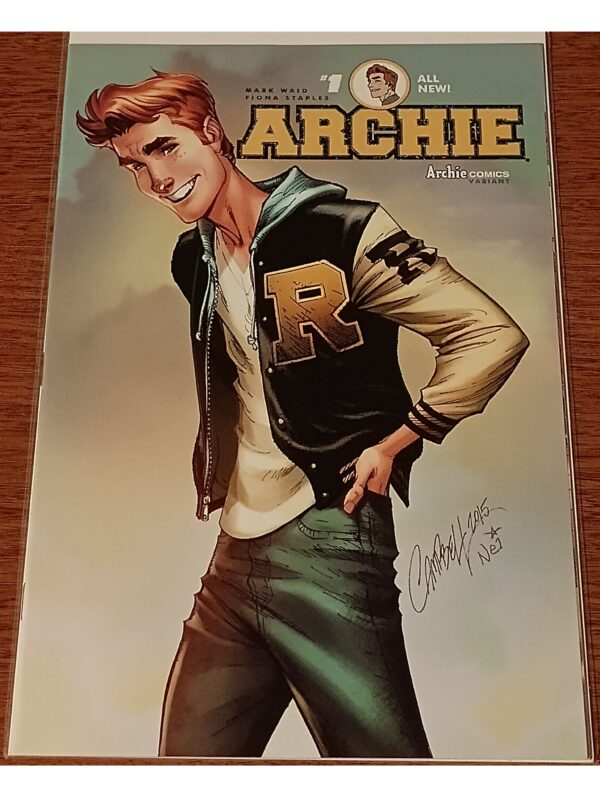 Archie #1b (2015) – Variant Cover by J. Scott Campbell | Modern Archie Comics Reboot