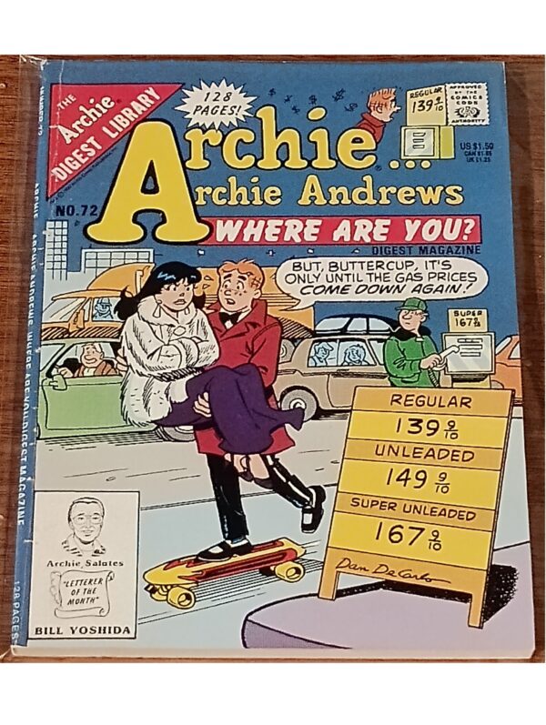 Archie... Where Are You? #72 – Classic Archie Digest from the 1980s