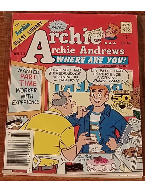 Archie… Where Are You? #73 – Archie Digest Library (128 Pages, 50th Anniversary Special)