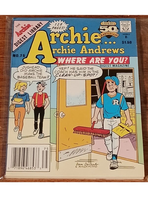 Archie Andrews "Where Are You?" No. 75 – 128-Page Digest (Archie Comics 50th Anniversary Edition)
