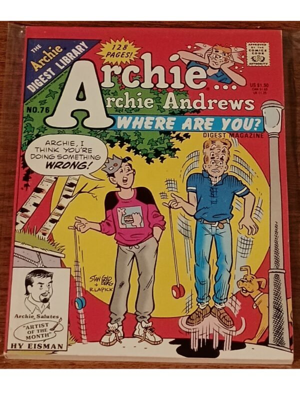 Archie Andrews “Where Are You?” No. 76 – 128-Page Digest (Archie Digest Library)