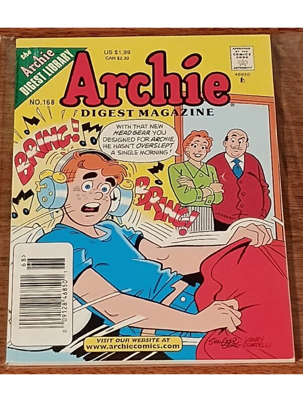 Archie Digest Magazine No. 168 – Classic Humor Digest Featuring Archie Andrews (1990s Edition)