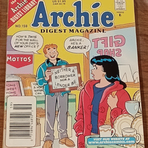 Archie Digest Magazine No. 159 – Classic Comic Digest with Archie & Veronica Humor (1990s Edition)