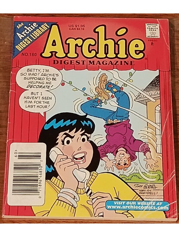 Archie Digest Magazine No. 160 – 128-Page Classic Comic Featuring Archie, Veronica & Betty