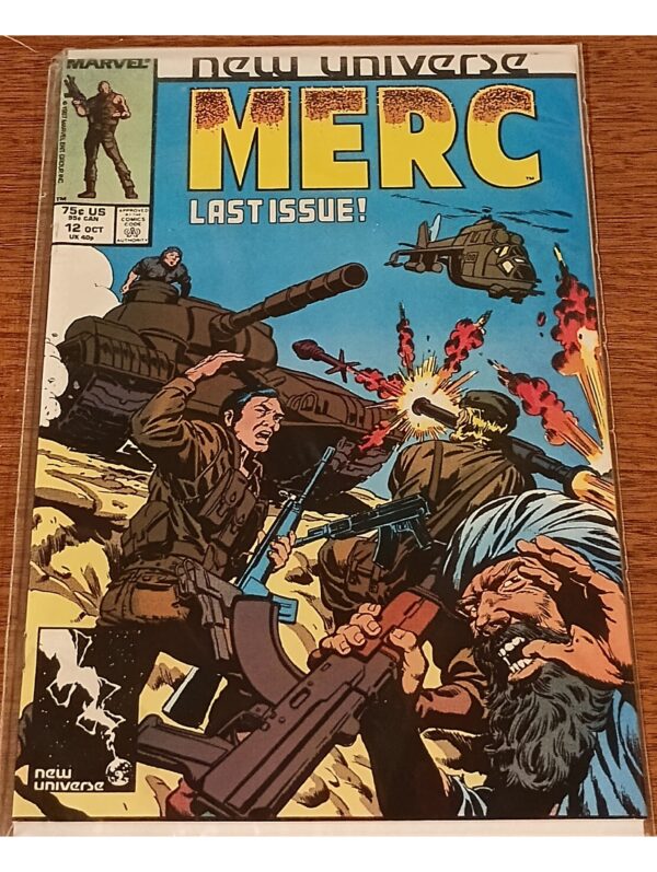 Merc #12 – Final Issue – Marvel New Universe – October 1987