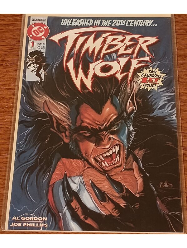 Timber Wolf #1 – DC Comics Mini-Series Debut – Al Gordon & Joe Phillips (1992)