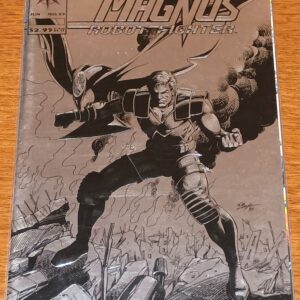 Magnus Robot Fighter #25 – Valiant Comics (June 1993) – Black & White Variant Cover