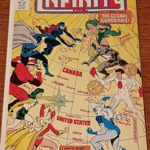 Infinity Inc. #34 (1987, DC Comics) – Featuring the Global Guardians!