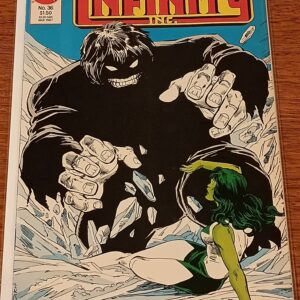 Infinity Inc. #36 (1987, DC Comics) – Jade Faces a Monstrous Threat!