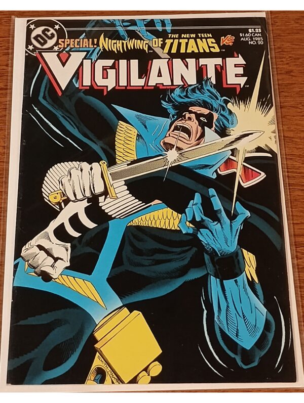 Vigilante #20 (1985, DC Comics) – Nightwing vs. Vigilante Special Issue!