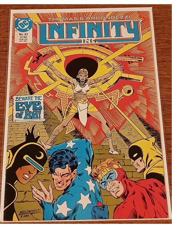 Infinity Inc. #43 (1987, DC Comics) – Beware the Eye of Ra!