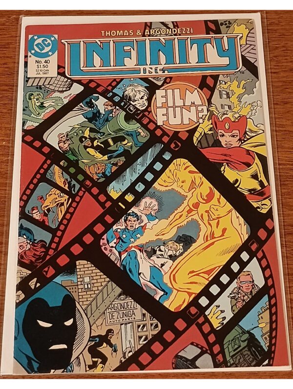 Infinity Inc. #40 (1987, DC Comics) – Film Fun Turns Deadly!