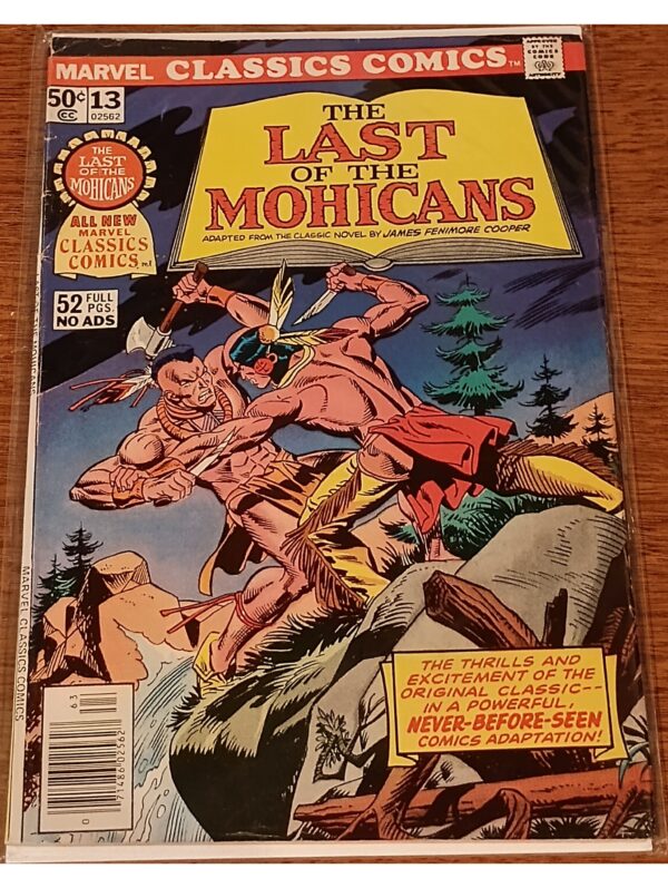 Marvel Classics Comics #13 – The Last of the Mohicans (1976) Adaptation by James Fenimore Cooper