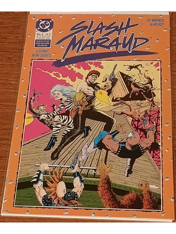 Slash Maraud #4 (1988, DC Comics) – Moench & Gulacy’s Post-Apocalyptic Action Saga!