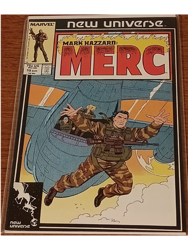 Mark Hazzard: Merc #10 (1987) – Marvel New Universe Military Action Comic