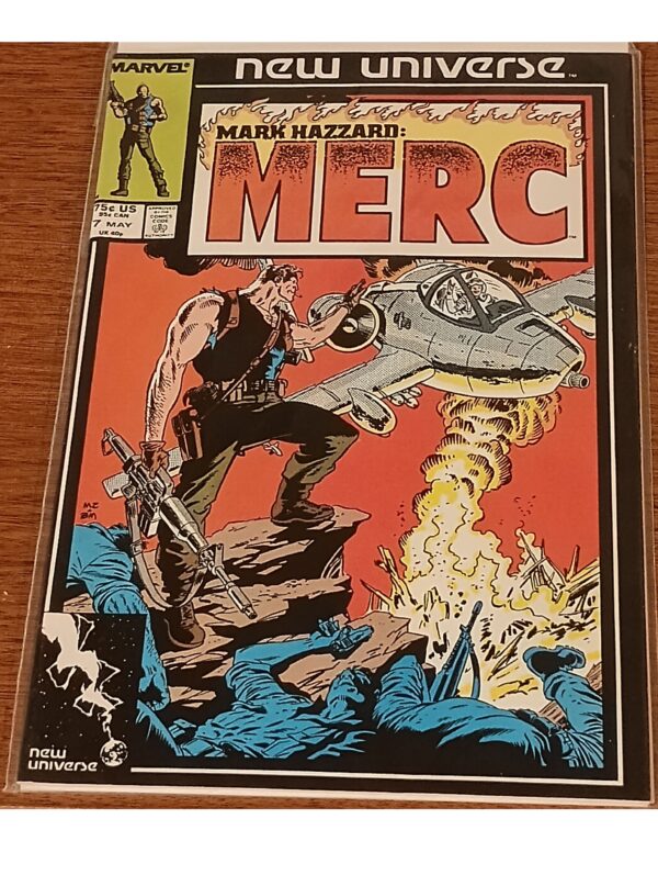Mark Hazzard: Merc #7 (1987) – Marvel New Universe Military Action Comic