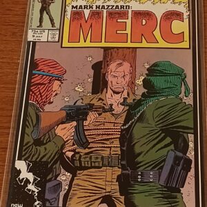Mark Hazzard: Merc #9 (1987) – Marvel New Universe Hostage Crisis War Comic