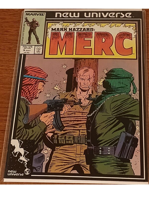 Mark Hazzard: Merc #9 (1987) – Marvel New Universe Hostage Crisis War Comic