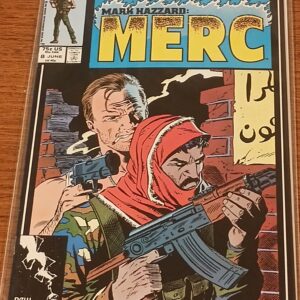 Mark Hazzard: Merc #8 (1987) – Marvel New Universe Stealth Combat Comic