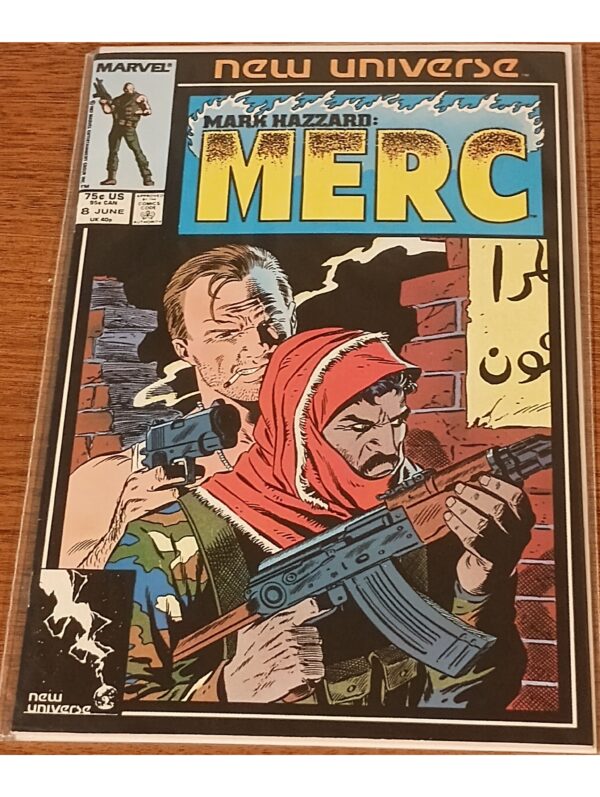 Mark Hazzard: Merc #8 (1987) – Marvel New Universe Stealth Combat Comic
