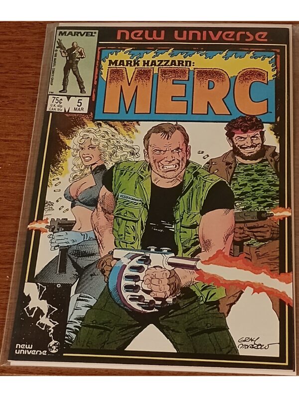 Mark Hazzard: Merc #5 (1987) – Marvel New Universe Firepower Action Comic