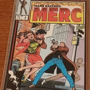 Mark Hazzard: Merc #4 (1987) – Marvel New Universe Urban Rescue Action Comic