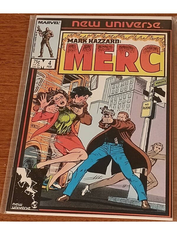 Mark Hazzard: Merc #4 (1987) – Marvel New Universe Urban Rescue Action Comic