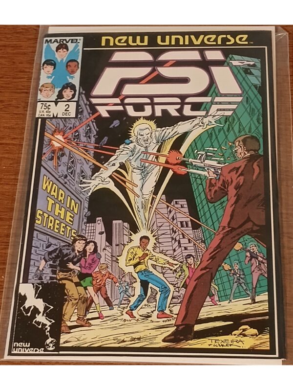 Psi-Force #2 (1986) – Marvel New Universe Psychic Action Comic