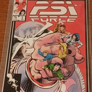 Psi-Force #3 (1987) – Marvel New Universe Psychic Superpower Comic