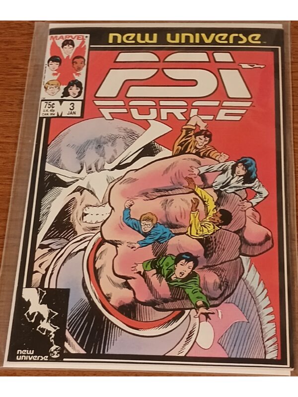 Psi-Force #3 (1987) – Marvel New Universe Psychic Superpower Comic