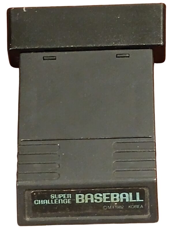 Super Challenge Baseball (Atari 2600, 1982) – Vintage Sports Game Cartridge